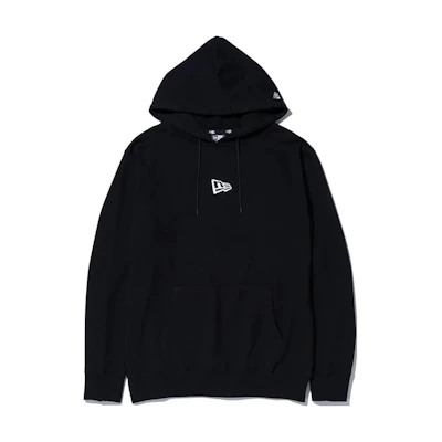New Era Unisex Black Solid Pullover Hoodie Long Sleeve 12325202