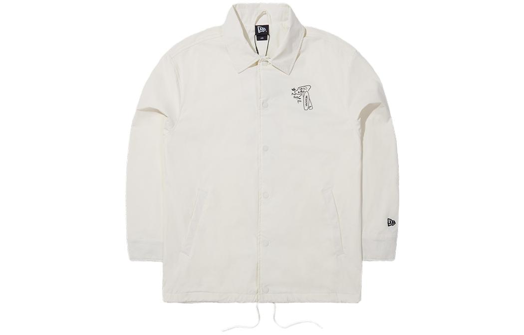 New Era Unisex Casual Long-Sleeve Jacket Ivory White 13789265