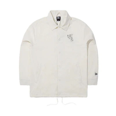 New Era Unisex Casual Long-Sleeve Jacket Ivory White 13789265