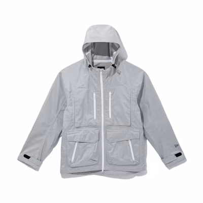 New Era Unisex Gray Long-Sleeve Hoodie Jacket with Zipper and Pockets 13338604