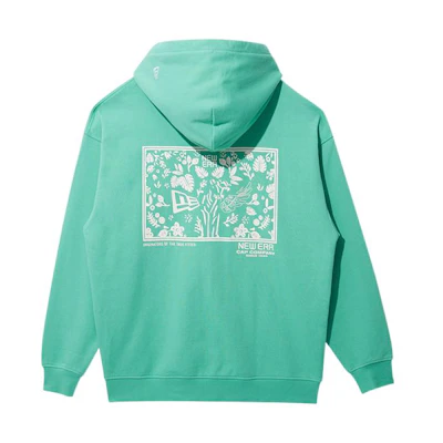 New Era Unisex Green Letter Logo Hoodie Jacket 13038749