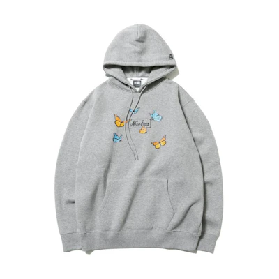 New Era Unisex Grey Pullover Hoodie Long Sleeve Sweatshirt 12542638