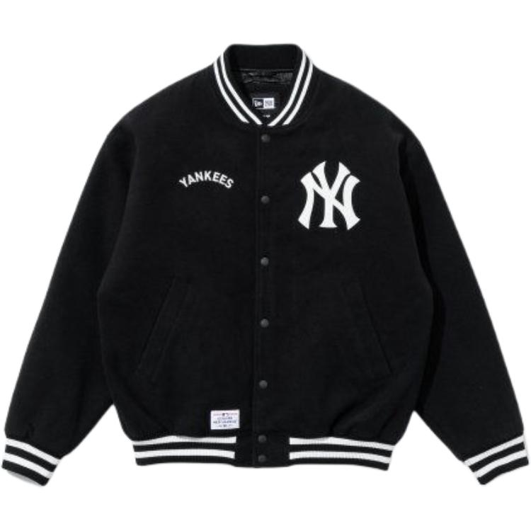 New Era Unisex Letter Snap Button Long Sleeve Jacket 14133442