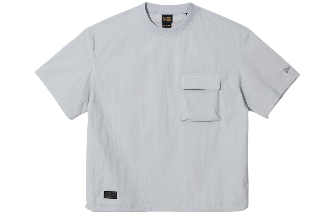 New Era Unisex Logo Crewneck Short Sleeve Jacket Grey 14307731