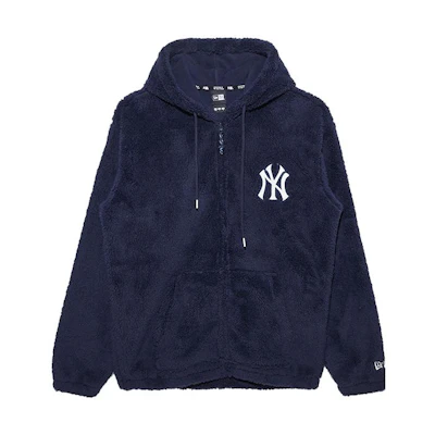 New Era Unisex Loose Fit Hoodie Zip-Up Casual Sports Jacket 13338646