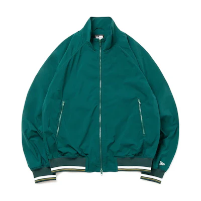 New Era Unisex Nylon Ripstop Stand Collar Jacket Army Green 13516897