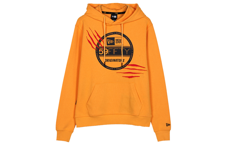New Era Unisex Oversized Pullover Sweatshirt Orange 11883293