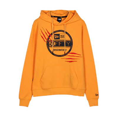 New Era Unisex Oversized Pullover Sweatshirt Orange 11883293