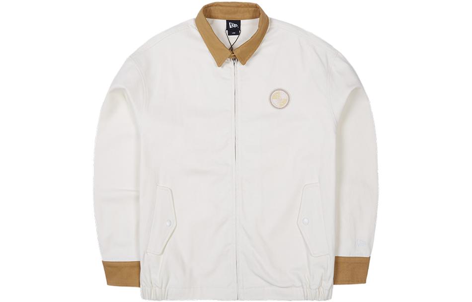 New Era Unisex Patch Long-Sleeve Zip-Up Polo Collar Jacket 13558607