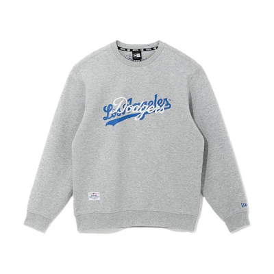 New Era Unisex Pullover Letter Print Sweatshirt Grey 12715337