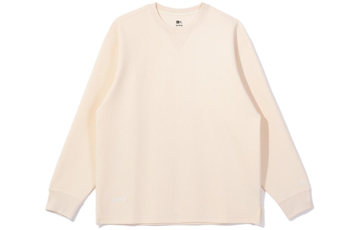 New Era Unisex Solid Color Crewneck Long Sleeve Sweatshirt Butter 13781203