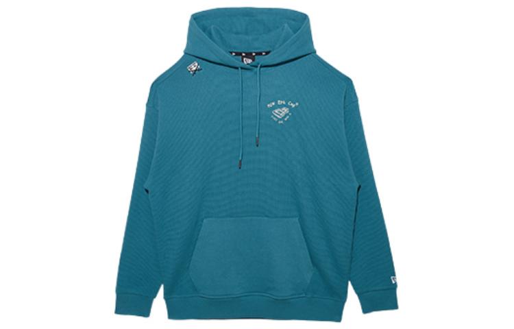 Order New Era Unisex Solid Color Graphic Long Sleeve Sweatshirt Teal 13350905