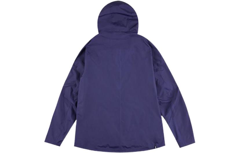 New Era Unisex Solid Color Hooded Woven Long Sleeve Jacket Deep Purple 12354361 圖 3