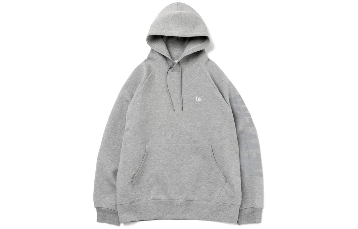 New Era Unisex Solid Logo Pullover Hoodie Gray 12889360
