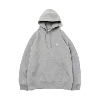 New Era Unisex Solid Logo Pullover Hoodie Gray 12889360