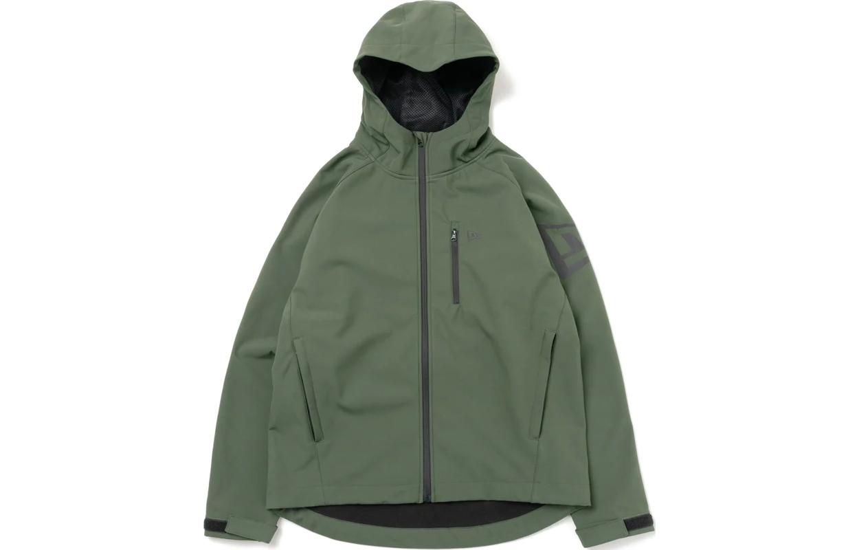New Era Unisex Windproof Lightweight Hooded Jacket Army Green 12889366