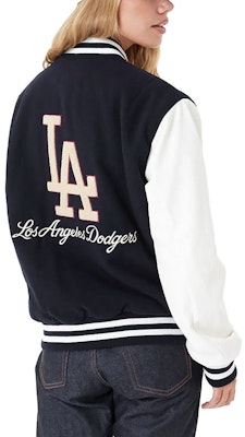 New Era 海軍藍拼色字母印花大學風外套 男女通用款 60416326 Purchase New Era 海軍藍拼色字母印花大學風外套 男女通用款 60416326