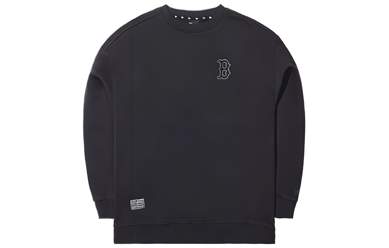 New Era Vintage Washed NY Embroidered Crewneck Sweatshirt Unisex - Black 13789264