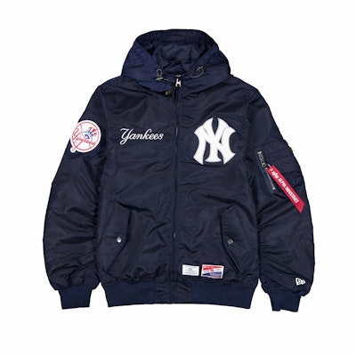 New Era x Alpha Industries FW24 Yankees Navy Pilot Logo Zip-Up Hoodie Jacket Unisex 60564139 Order New Era x Alpha Industries FW24 Yankees Navy Pilot Logo Zip-Up Hoodie Jacket Unisex 60564139