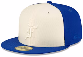 New Era X FEAR OF GOD Blue Flat Brim Baseball Cap Collaboration. 60224487 New Era X FEAR OF GOD Blue Flat Brim Baseball Cap Collaboration. 60224487