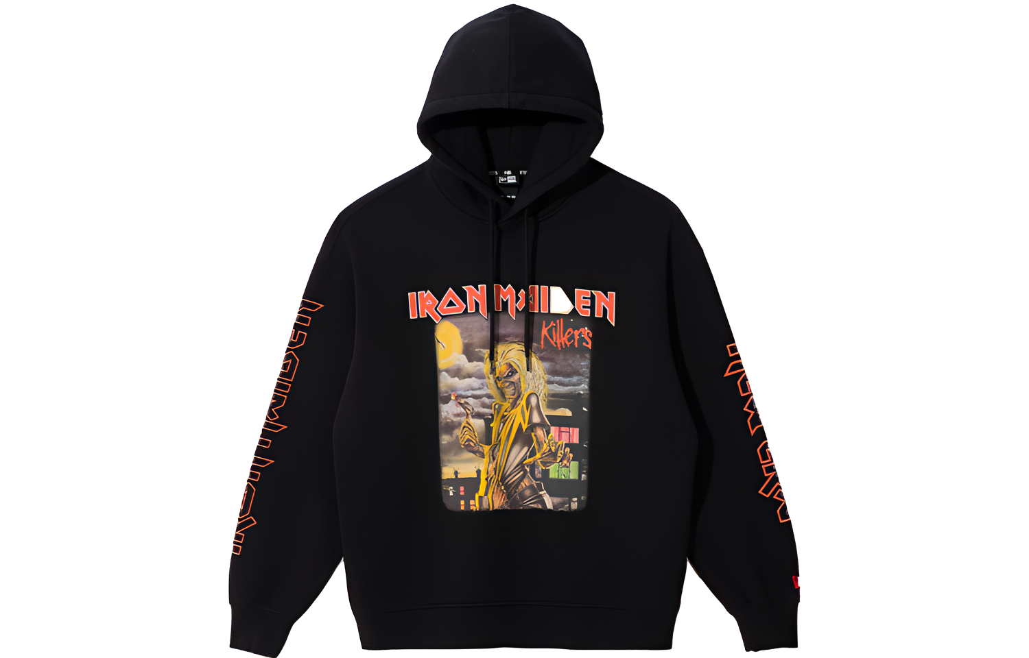 New Era Iron Maiden Graphic Black Unisex Hoodie 14111532