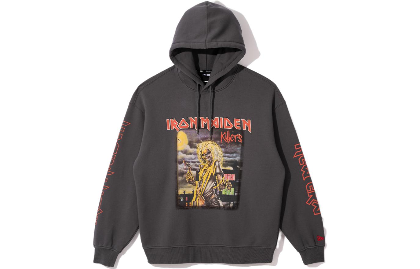 New Era Iron Maiden Graphic Sweatshirt Unisex Grey 14111533
