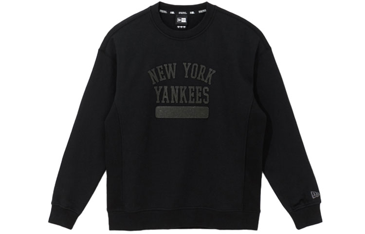 New Era x Lion Comes Prosperity FW21 Embroidered Crewneck Sweatshirt Black Unisex 12866522