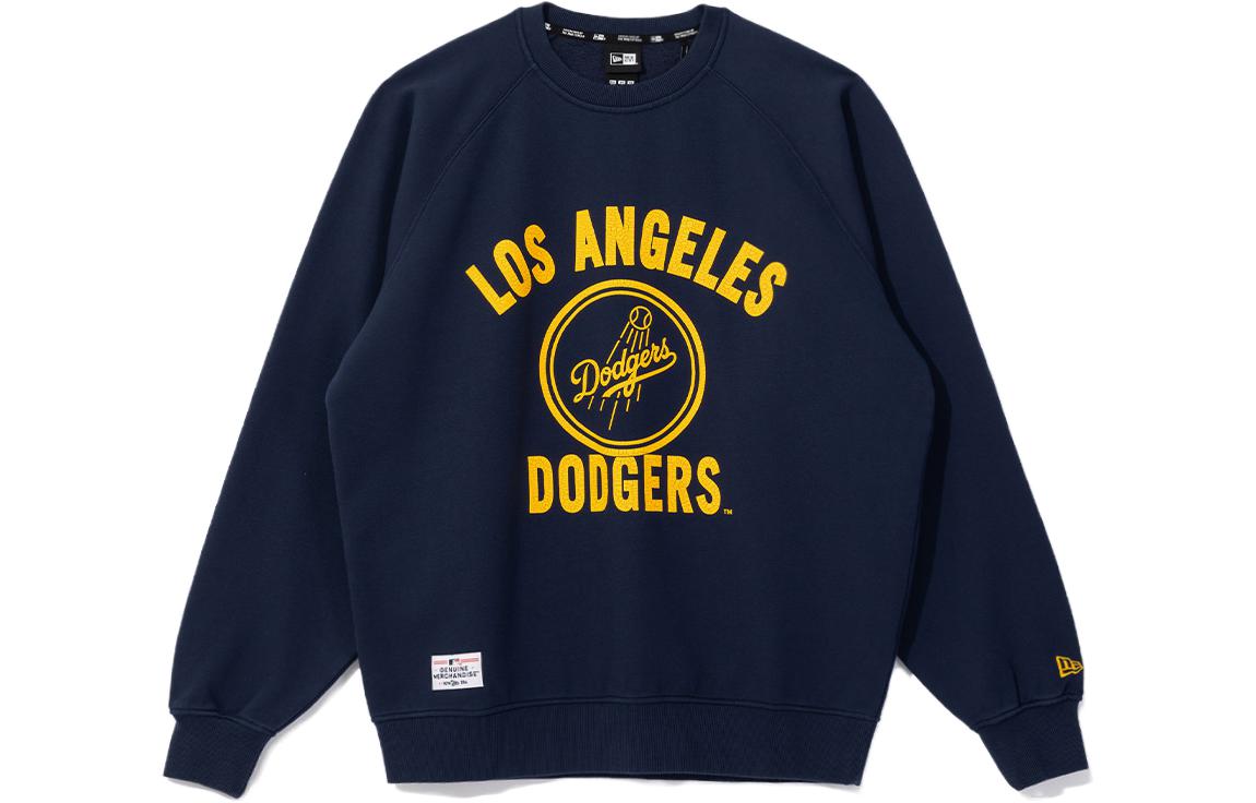 New Era MLB FW23 Dodgers Logo Pullover Sweatshirt Navy Unisex 13781110