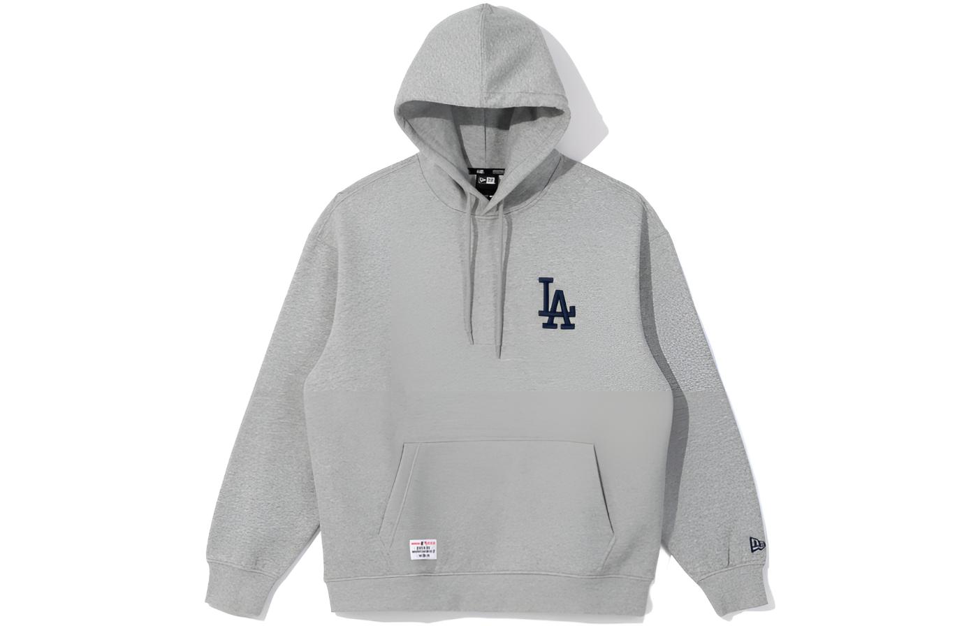 New Era MLB FW23 LA Dodgers Unisex Hoodie Pullover Sweatshirt Grey 13781160
