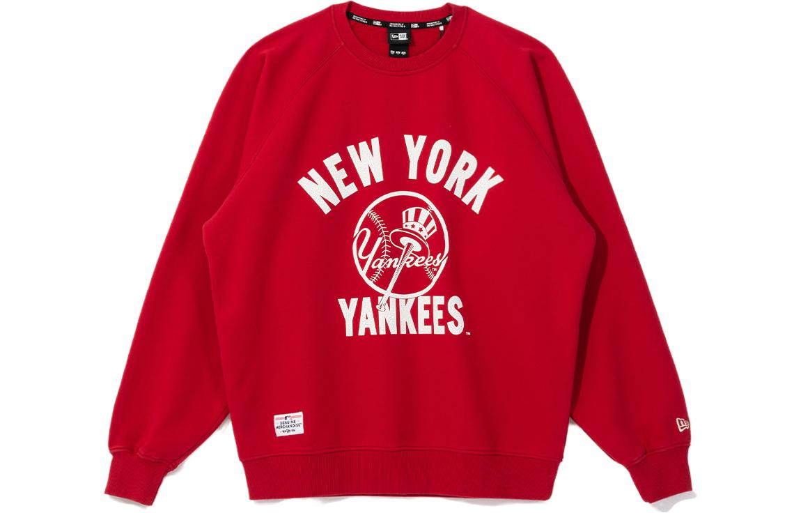 New Era MLB FW23 Yankees Logo Red Sweatshirt Unisex 13781109