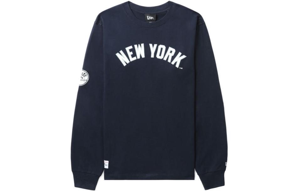 New Era MLB SS23 Navy Blue Logo Print Pullover Sweatshirt 13471003