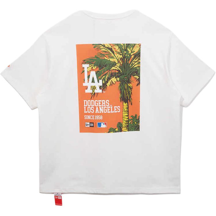 New Era x MLB Summer Poster LA Dodgers Unisex Casual T-Shirt. 14536478
