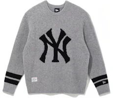 New Era x MLB Yankees Contrast Crewneck Oversized Sweater Unisex Grey. 13781164 New Era x MLB Yankees Contrast Crewneck Oversized Sweater Unisex Grey. 13781164