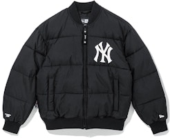 New Era x MLB Yankees Embroidered Logo Long Sleeve Cotton Jacket Unisex Black. 13338675 New Era x MLB Yankees Embroidered Logo Long Sleeve Cotton Jacket Unisex Black. 13338675