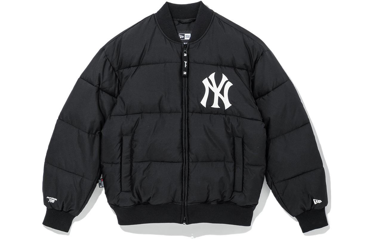 Order 뉴에라 x MLB 양키스 자수 로고 코튼 롱슬리브 자켓 유니섹스 블랙. 13338675