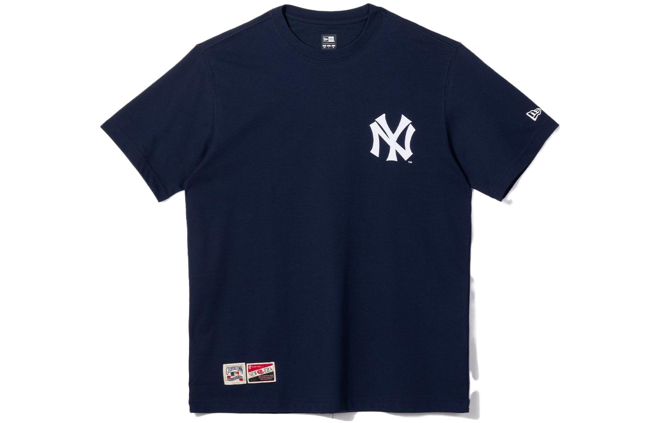New Era x MLB Yankees Logo Crewneck T-Shirt Summer Casual Gift Box Edition. 13546456