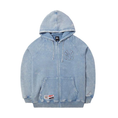 New Era MLB Yankees Logo Hoodie Unisex Denim Blue 13789216