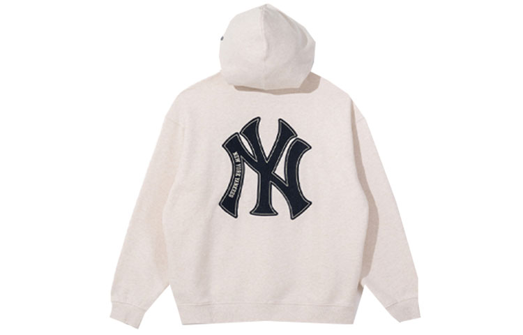 Order New Era x MLB 洋基隊標誌連帽上衣 燕麥色 男女長袖 13781158