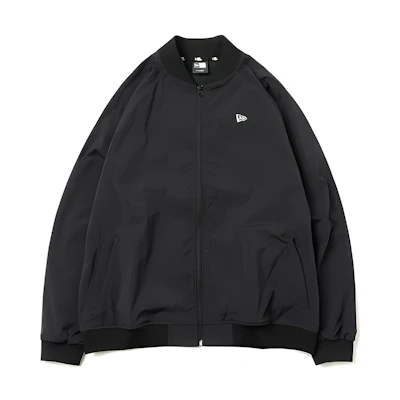 New Era MTXIX SS22 Black Logo Print Loose Fit Bomber Jacket Unisex 13100292