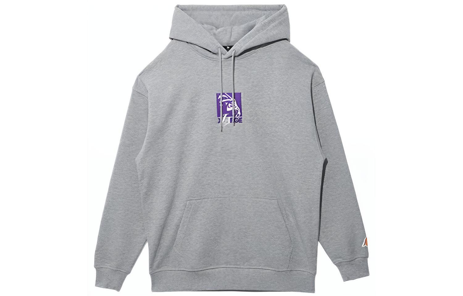 New Era NBA XLARGE Graphic Hoodie Unisex Gray 13134282