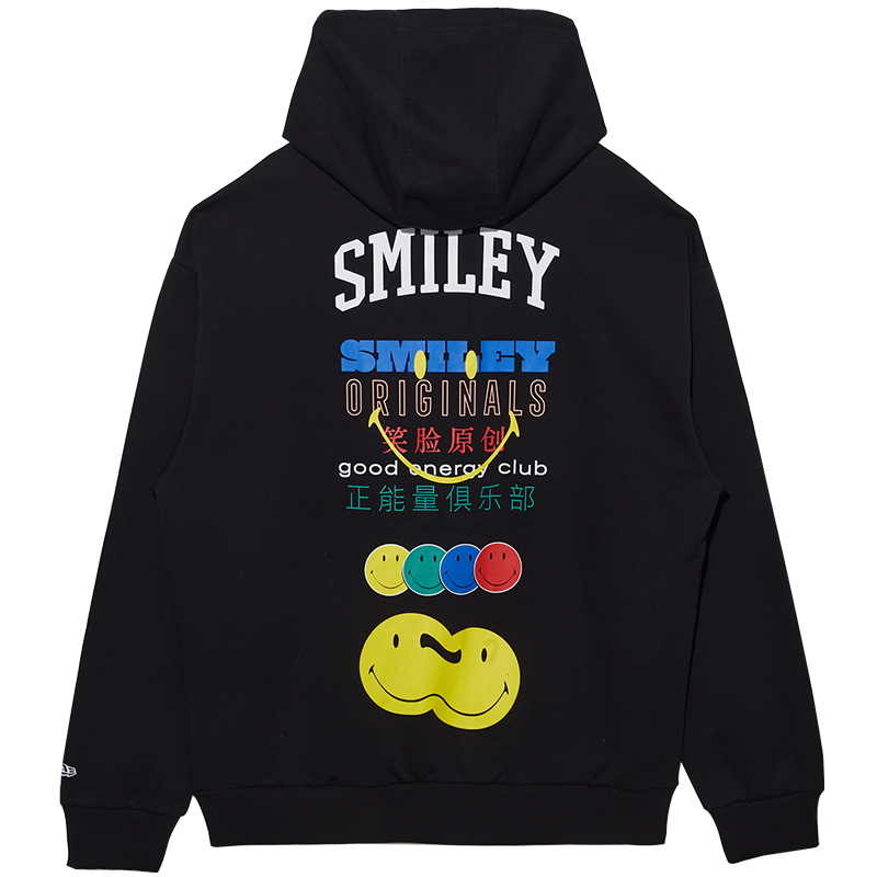 New Era x Smiley Face Graphic Hoodie Unisex 13328674