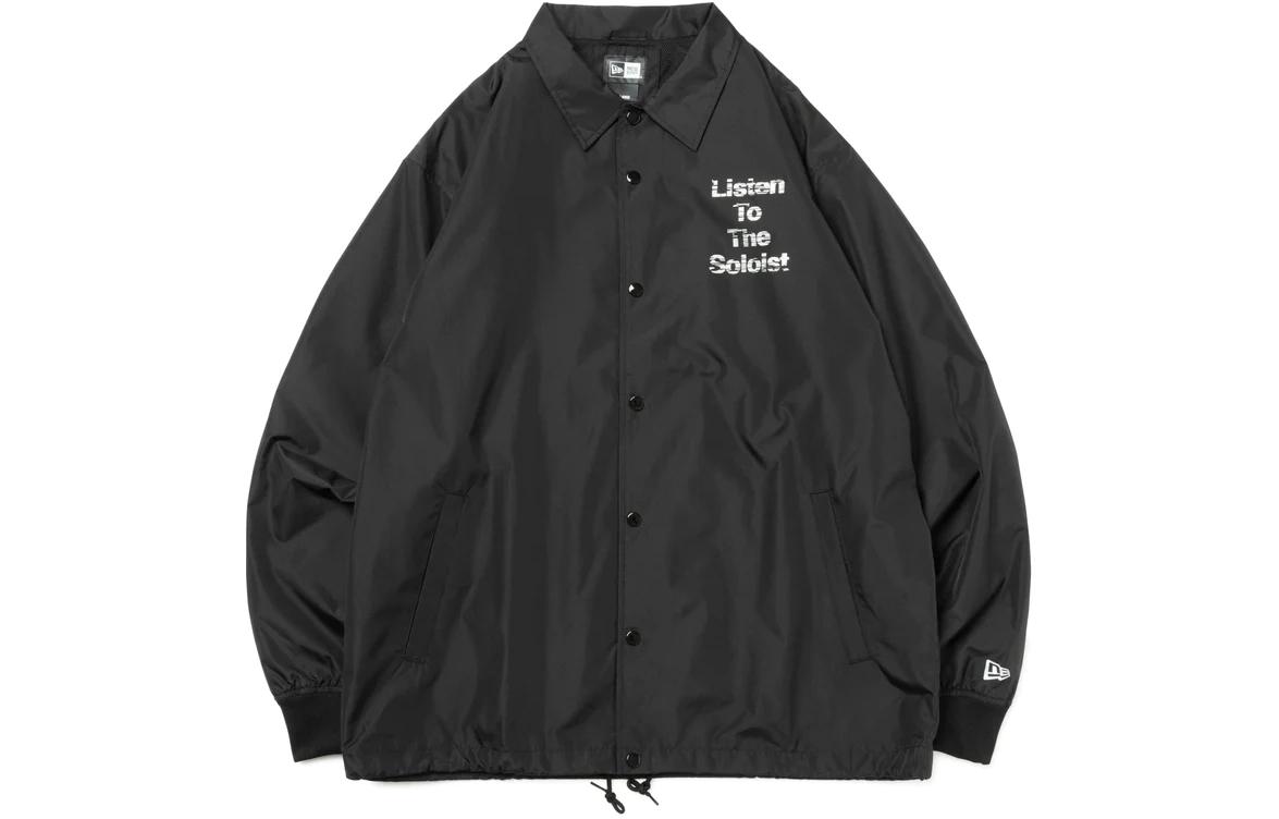 New Era TAKAHIROMIYASHITA The Soloist SS24 Reflective Logo Jacket Black Unisex 14215068