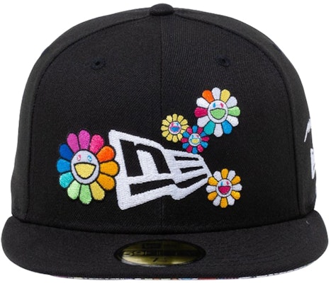 New Era x Takashi Murakami 59Fifty Fitted Hat Black Rainbow "Flower Flag" Lookbook New Era x Takashi Murakami 59Fifty Fitted Hat Black Rainbow "Flower Flag"