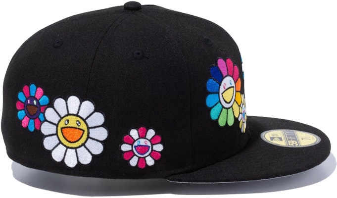 New Era x Takashi Murakami 59Fifty Fitted Hat Black Rainbow "Flower Allover" Purchase New Era x Takashi Murakami 59Fifty Fitted Hat Black Rainbow "Flower Allover"