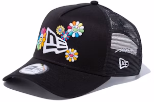 New Era x Takashi Murakami 9Forty Hat Black "A-Frame Trucker Flower Flag" New Era x Takashi Murakami 9Forty Hat Black "A-Frame Trucker Flower Flag"