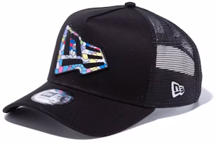 New Era x Takashi Murakami 9Forty Hat Black "A-Frame Trucker Flag" New Era x Takashi Murakami 9Forty Hat Black "A-Frame Trucker Flag"