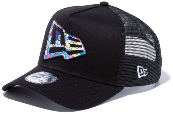 New Era x Takashi Murakami 9Forty Hat Black "A-Frame Trucker Flag" Buy New Era x Takashi Murakami 9Forty Hat Black "A-Frame Trucker Flag"