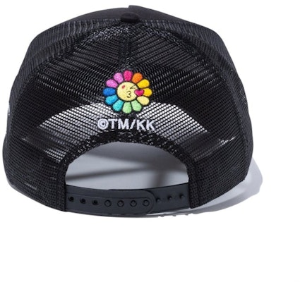 New Era x Takashi Murakami 9Forty Hat Black "A-Frame Trucker Flower Flag" Order New Era x Takashi Murakami 9Forty Hat Black "A-Frame Trucker Flower Flag"