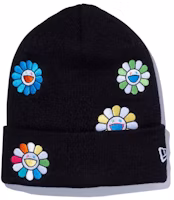 New Era x Takashi Murakami Basic Cuff Knit Beanie Black "Flower Allover" New Era x Takashi Murakami Basic Cuff Knit Beanie Black "Flower Allover"