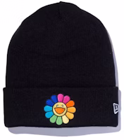New Era x Takashi Murakami Basic Cuff Knit Beanie Black "Flower" New Era x Takashi Murakami Basic Cuff Knit Beanie Black "Flower"